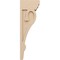 Ekena Millwork 5"W x 10"D x 30"H Thin Mayflower Rough Cedar Woodgrain TimberThane Corbel, Primed Tan CORUR05X10X30MAYRCPR - alternate 3